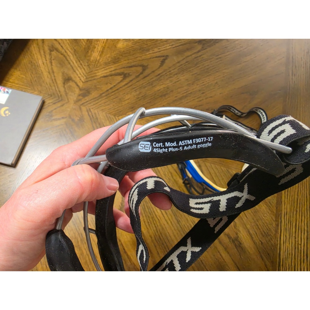 STX 4Sight Plus-S & Under Armour Charge 2 Lacrosse Goggles Bundle Adult Silver